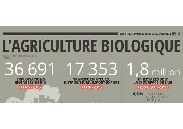 Ce que représente l’agriculture biologique en France… !